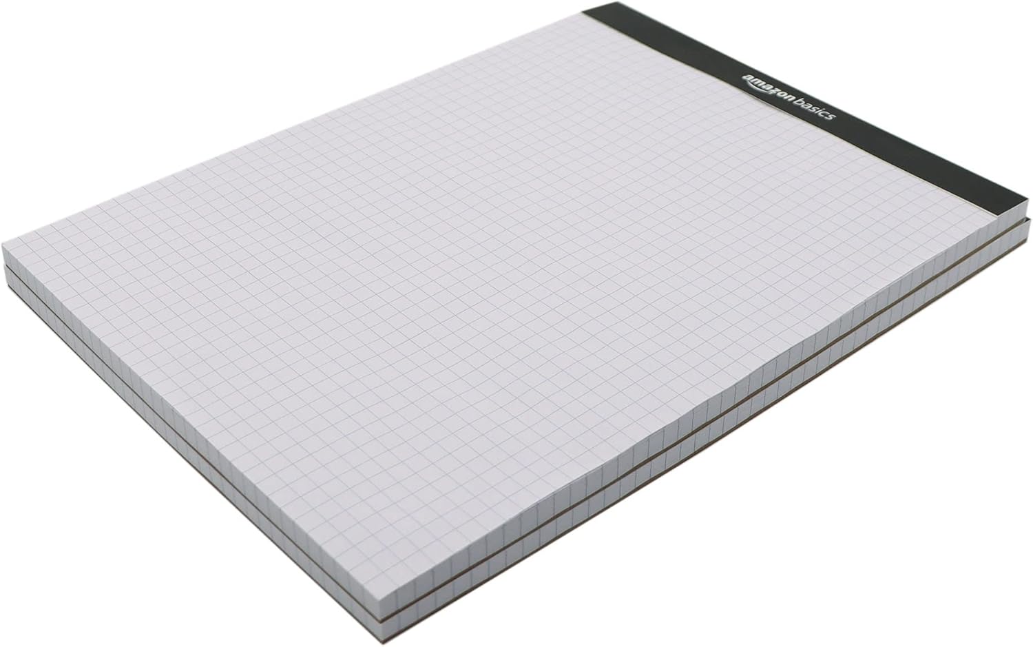 Thumbnail 1 de Amazon Basics blocs de papier quadri-roulés 21,5 x 29,8 cm – Lot de 2, Blanc