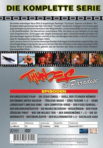 Detalle 2 de WME Film Klassiker Thunder in Paradise – komplette Serie auf 4 DVDs mit 22 Folgen