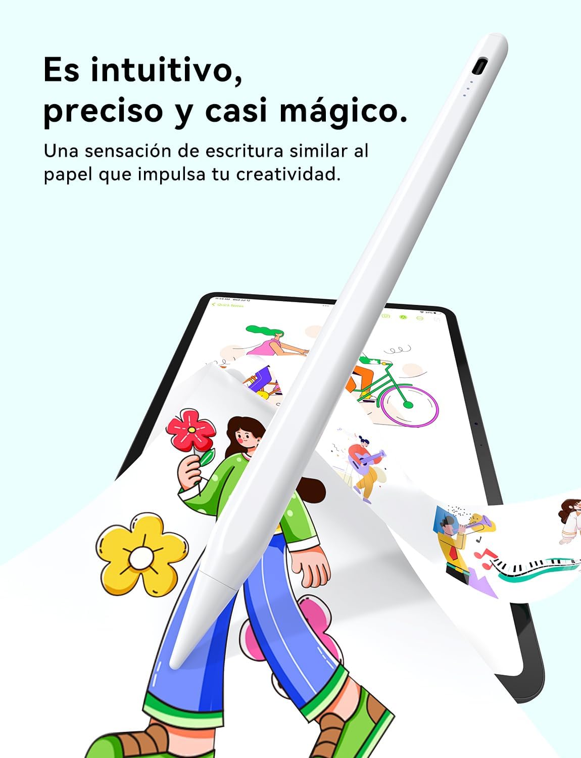 Detalle de HJCE A16 lápiz para iPad 11 Gen