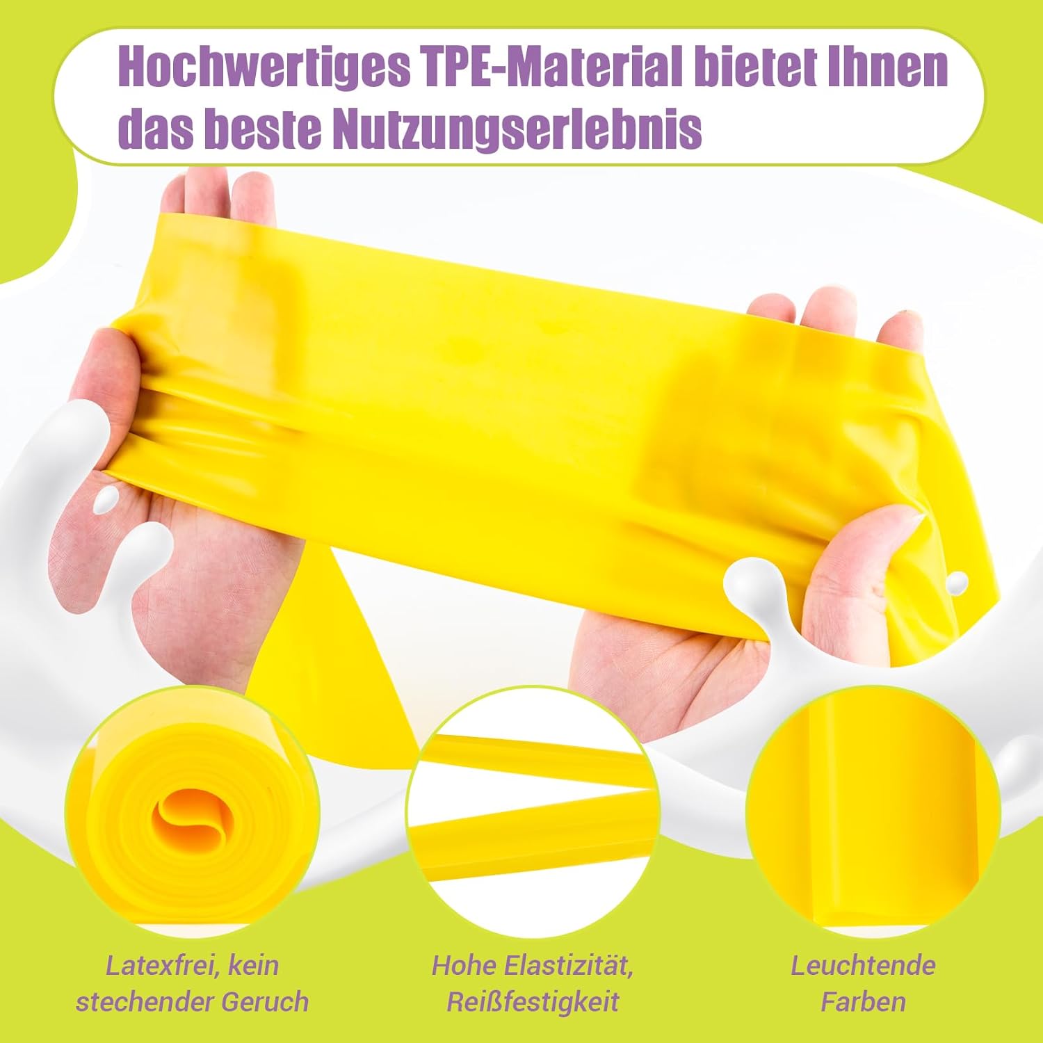 Thumbnail 3 de GYMERK Fitnessbänder 3er-Set 1,8 m