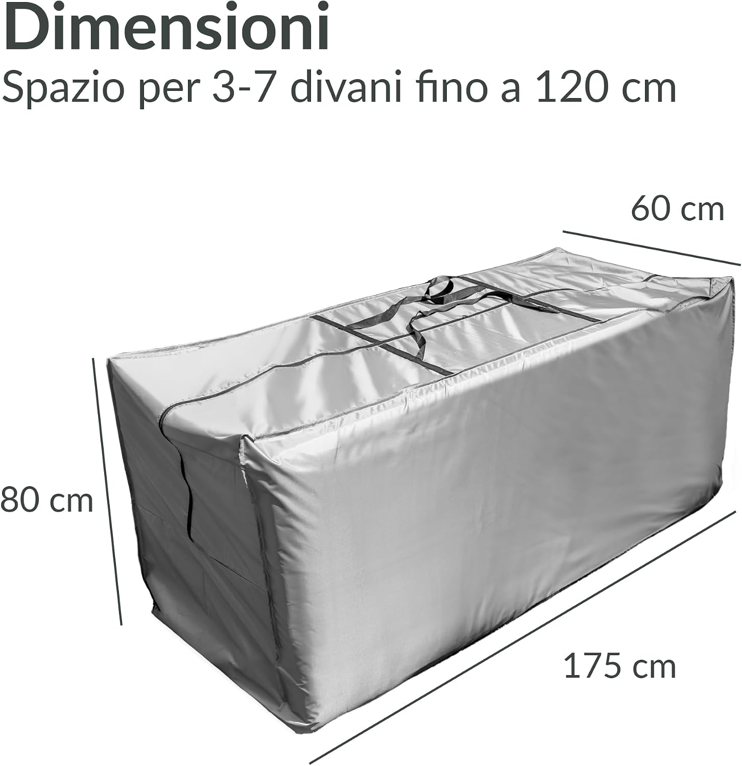 Thumbnail 5 de Chefarone Borsa Impermeabile per Cuscini 125x50x32 cm