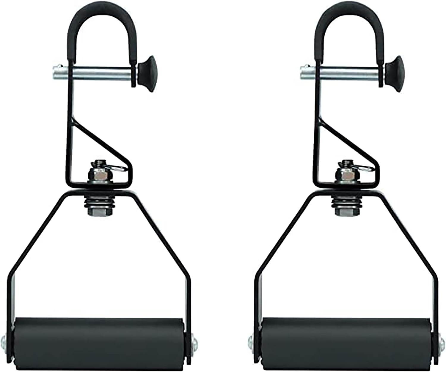 Detalle de Yes4All Barra per trazioni da parete multifunzione – maniglie rotanti antiscivolo con imbottitura in schiuma