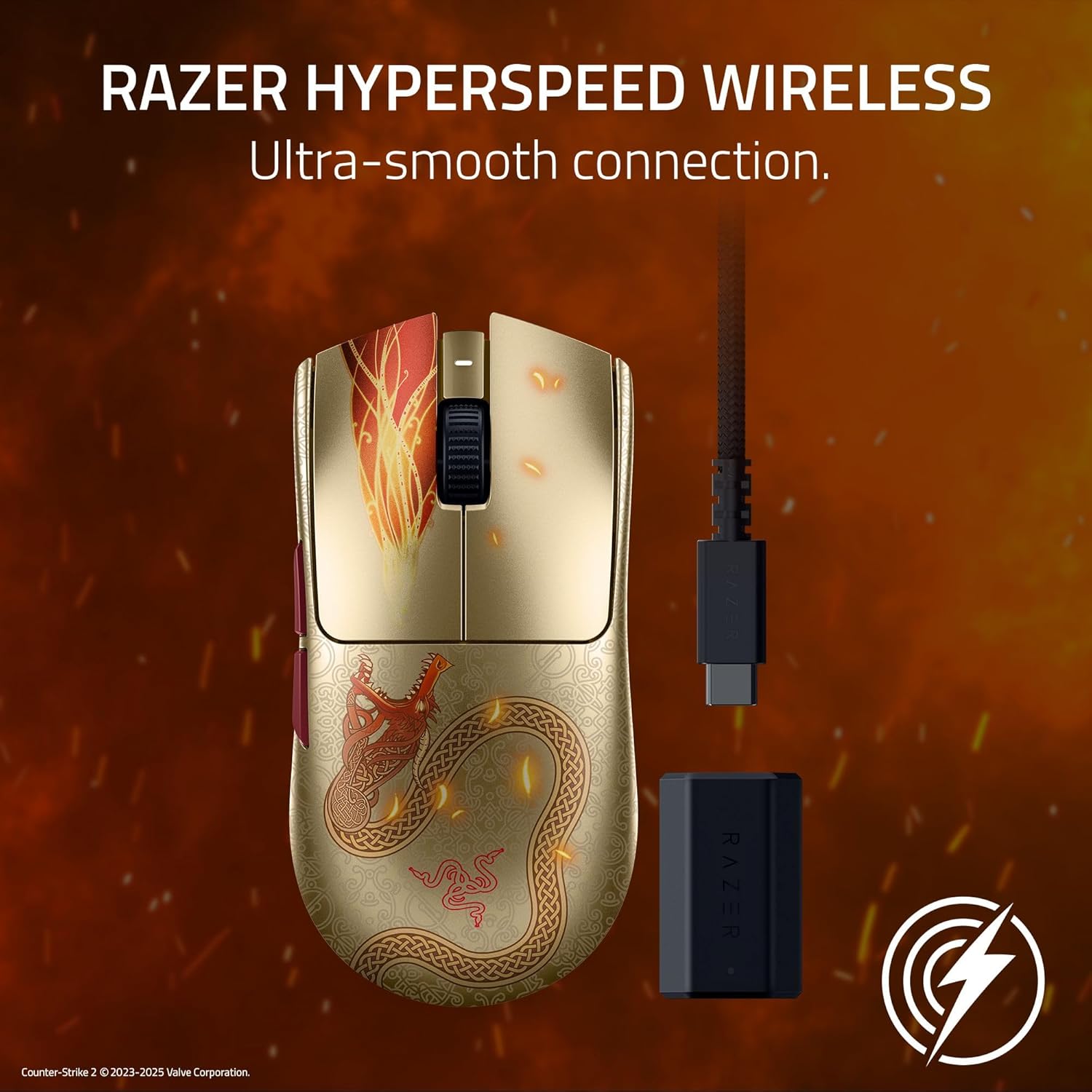 Thumbnail 5 de Razer Viper V3 Pro Wireless Esports Gaming Mouse: Counter-Strike 2 Edition