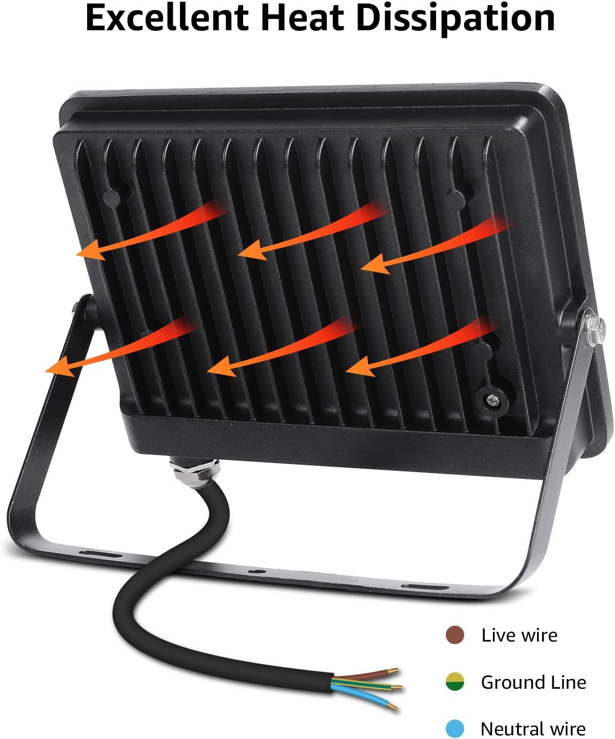 Thumbnail 4 de Lepro 50W LED Floodlight 4250LM Pack of 2