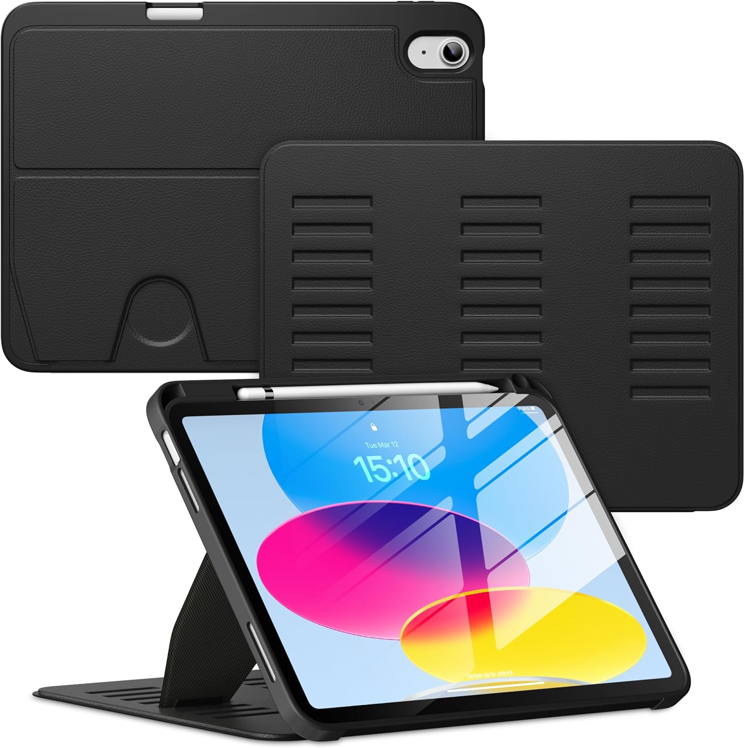 Detalle de VIKESI iPad Case for A16 11-inch and 10th Gen 10.9-inch, Magnetic Stand