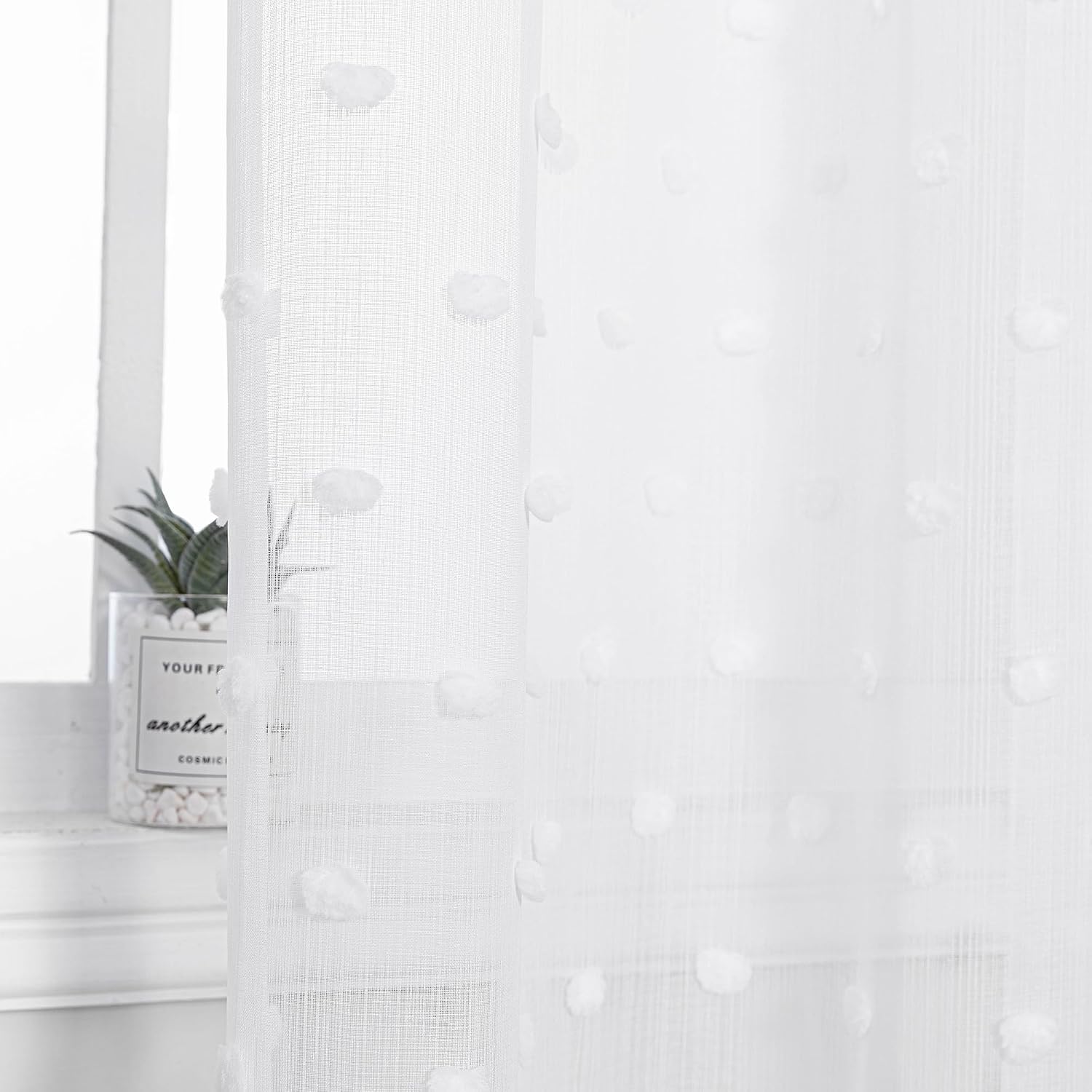 Thumbnail 6 de MYSKY HOME Gardine Weiß 2er-Set 235 cm