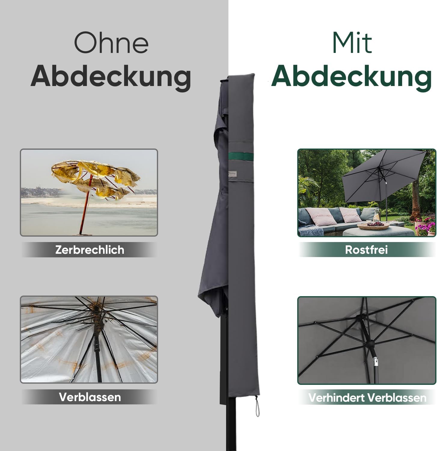 Thumbnail 5 de Sekey Funda para Sombrilla Ø200-350 cm ☂️ Protector Impermeable