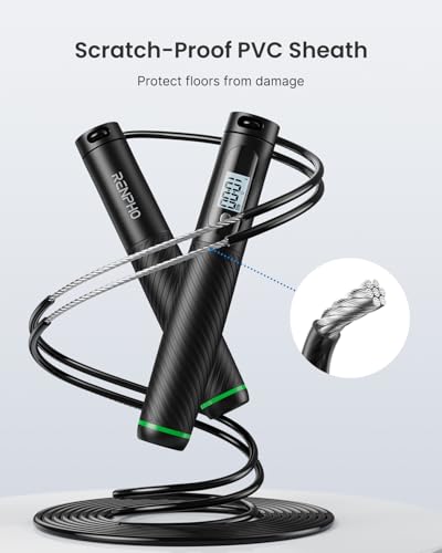 Thumbnail 3 de RENPHO Smart Cuerda para Saltar con Contador: versión inalámbrica y ajustable para entrenamiento en casa y en movilidad