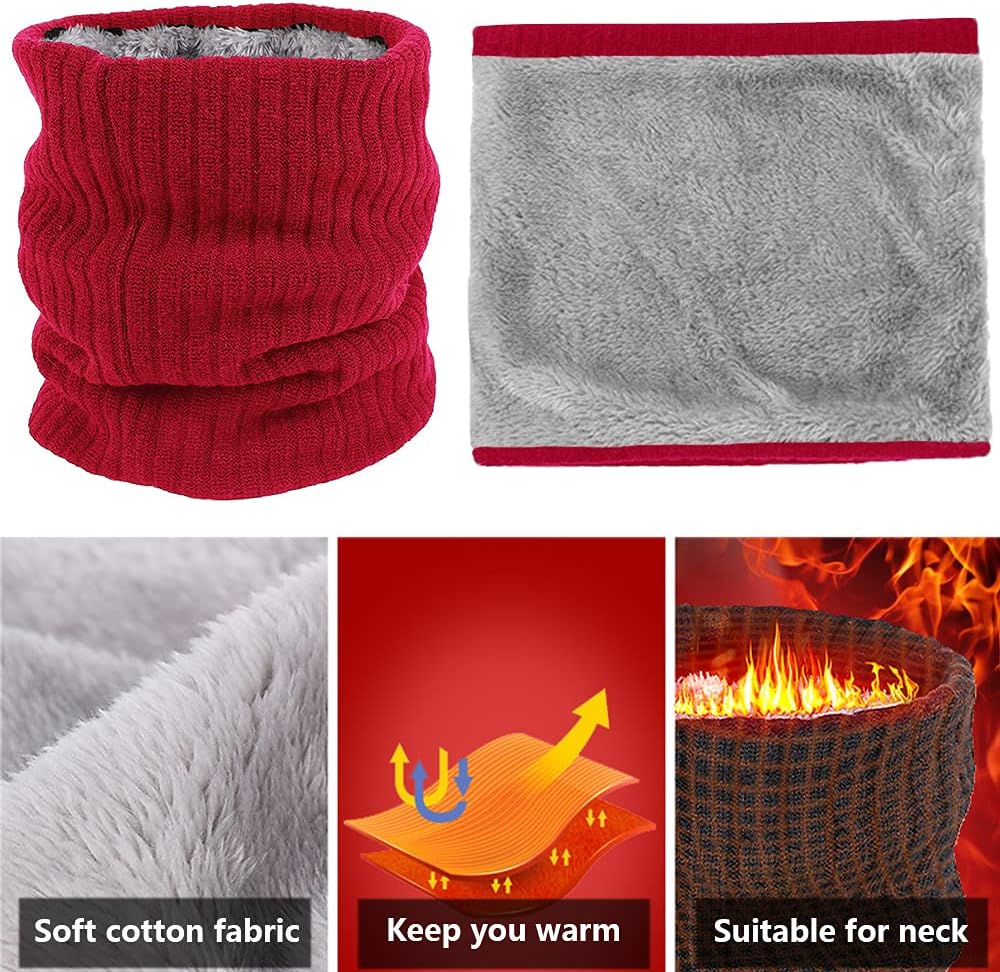 Thumbnail 2 de ehsbuy Fleece Neck Warmer Thermal Snoods