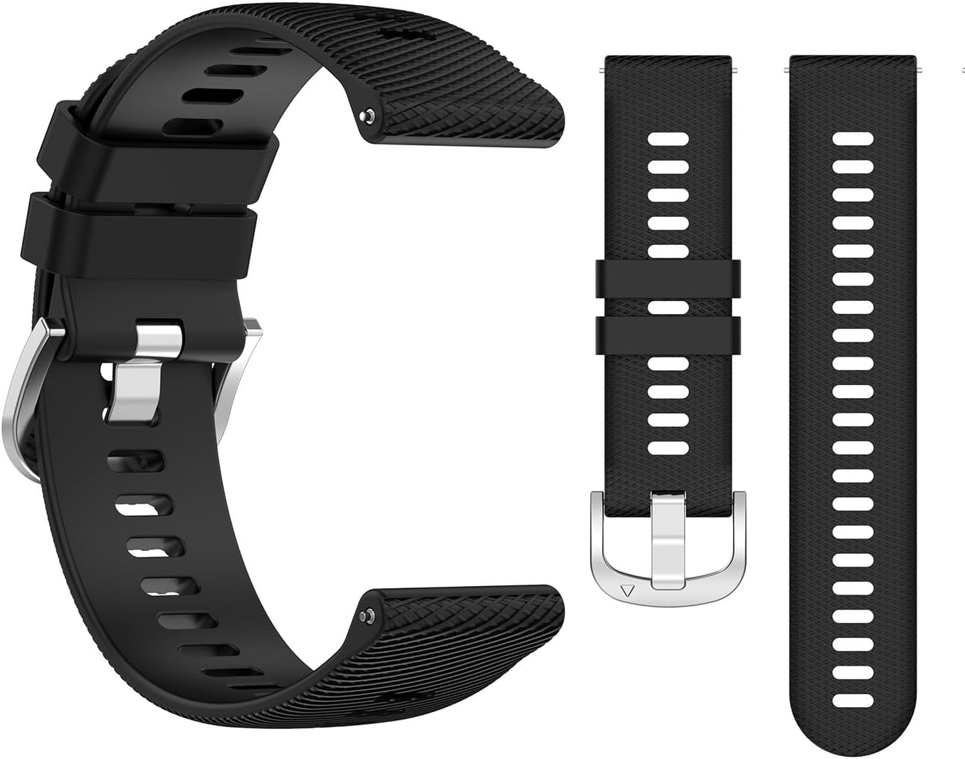 Thumbnail 3 de HOMTERN 20mm Silicone Replacement Watch Straps (20mm width) for Amazfit & select Samsung Galaxy models