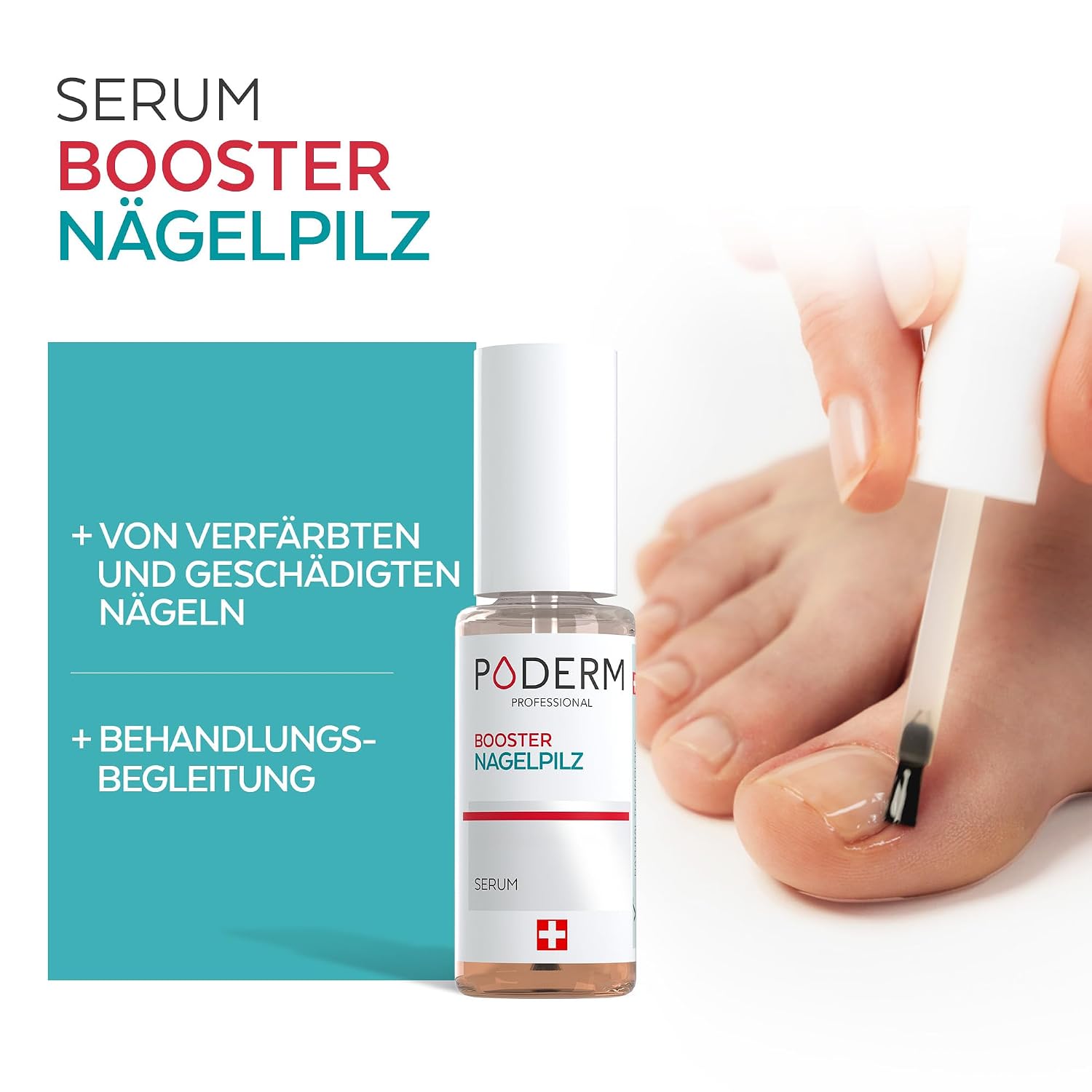 Detalle 2 de PODERM BOOSTER Nagelpilz 100% 🦶
