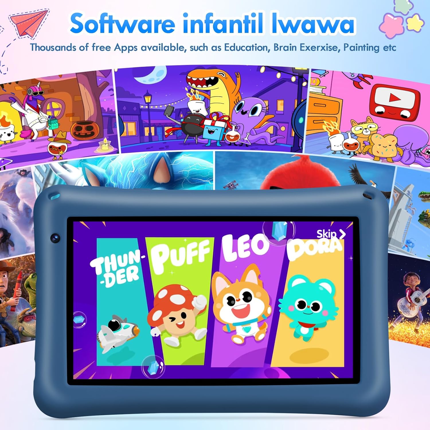 Thumbnail 3 de BRILLAR Tablet para Niños 7 Pulgadas