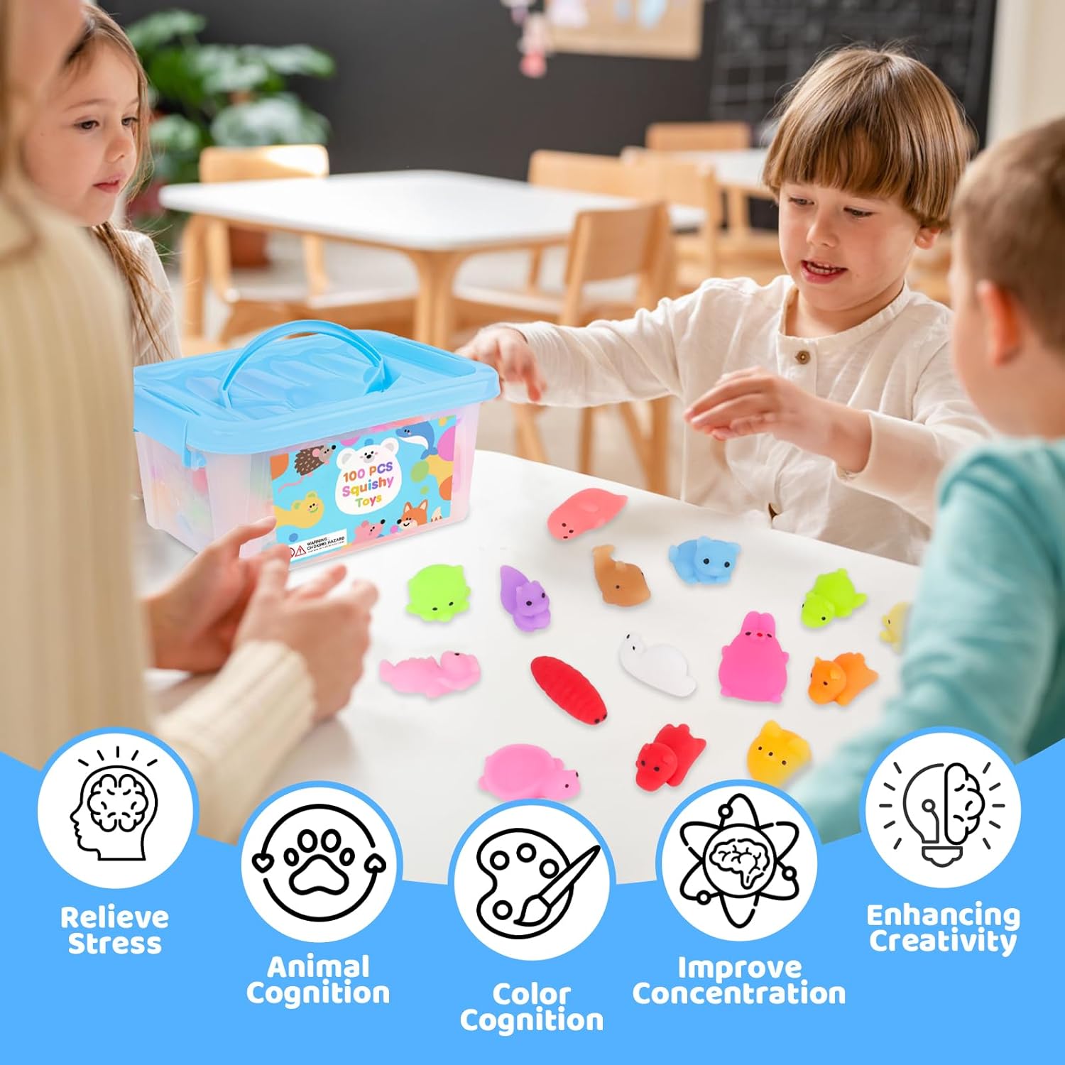 Thumbnail 5 de 100 Pcs Squishy Toys Bulk for Kids