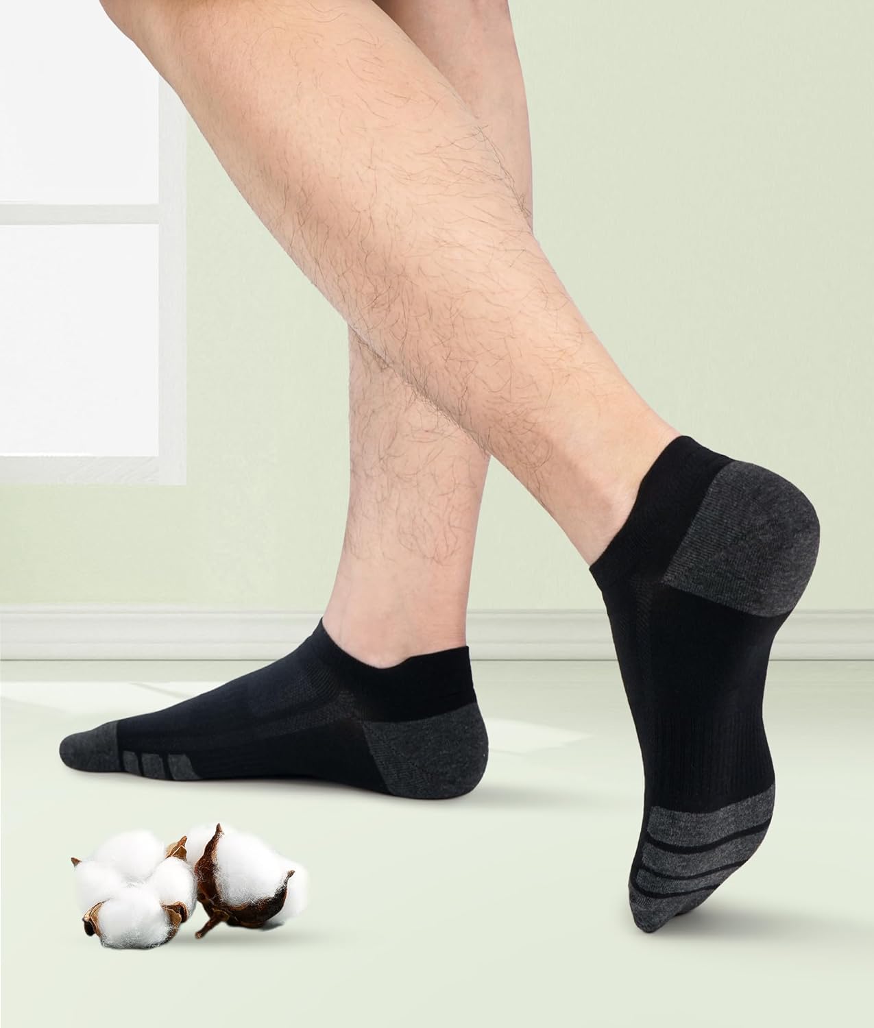 Thumbnail 2 de FORVEVO 10 Paar Sneaker Socken für Herren & Damen aus Baumwolle – atmungsaktive Kurzsocken