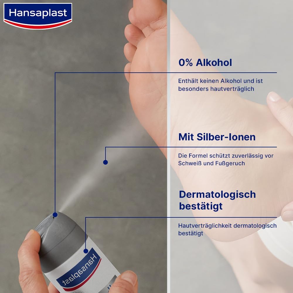 Detalle de Hansaplast Silver Active Fußspray 150 ml