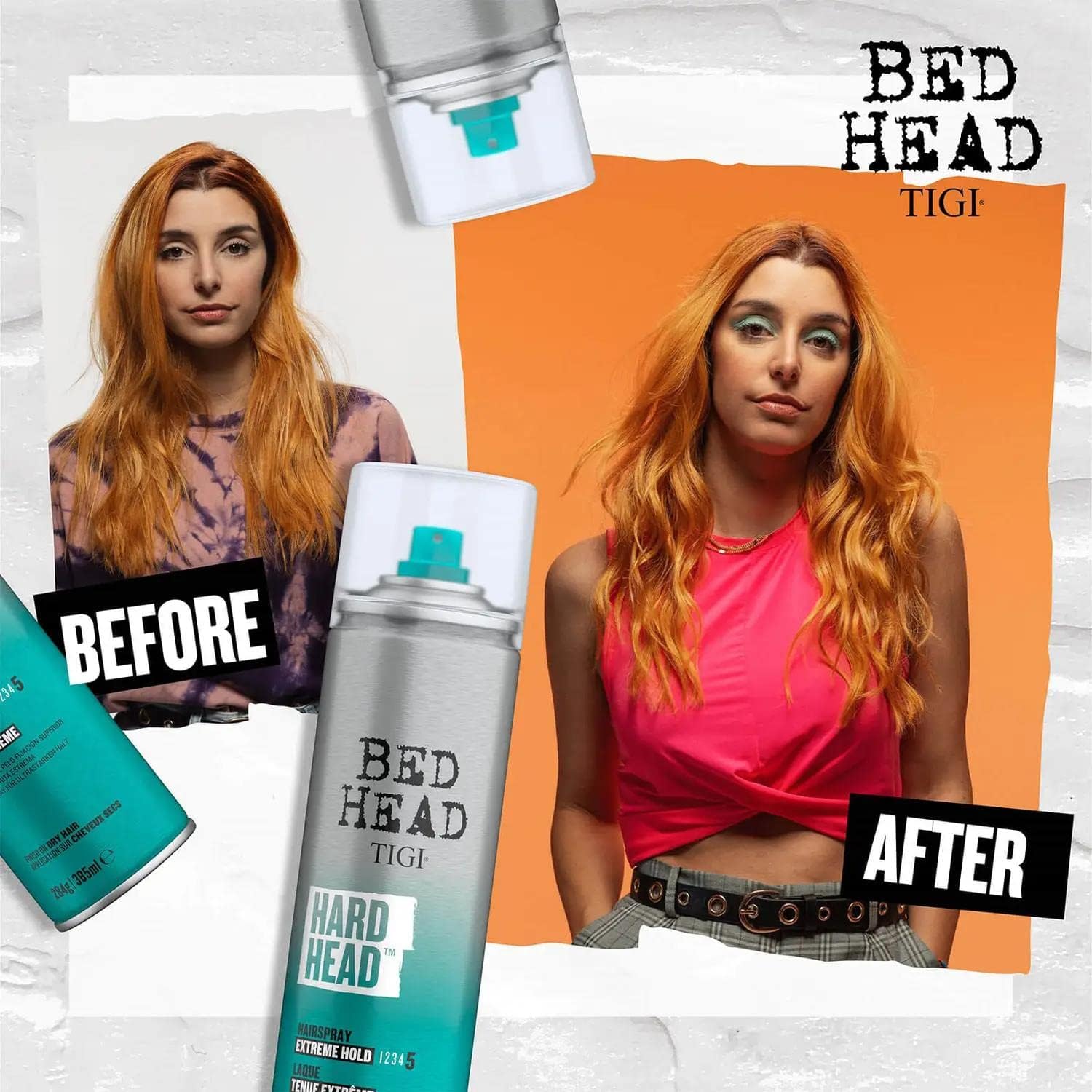 Detalle 2 de TIGI Hard Head Lacca fissaggio extra‑forte 385 ml