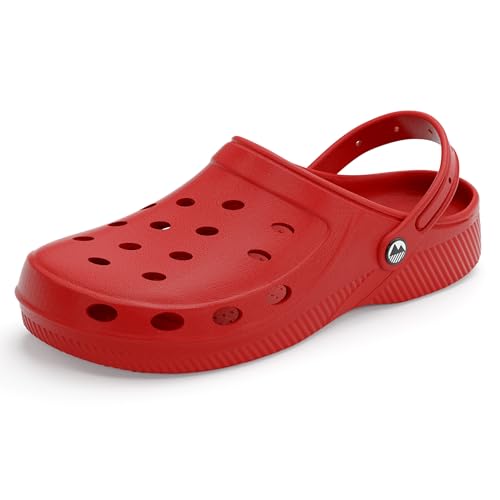 Detalle de Lakeland Active Men's Silloth Lightweight Ventilated Clogs - Red (UK 7)