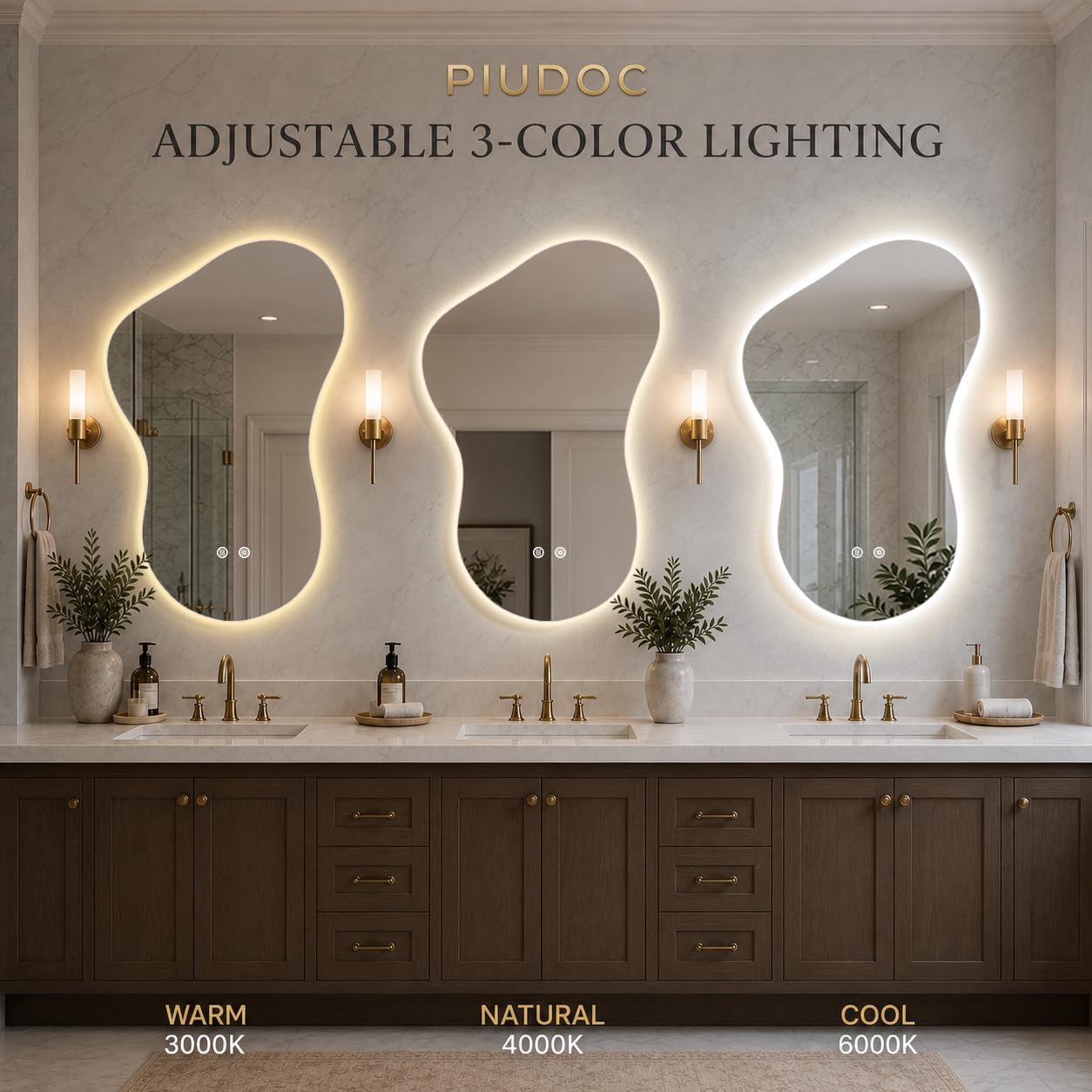 Thumbnail 6 de LED Bathroom Mirror, 23 x 36 Inch