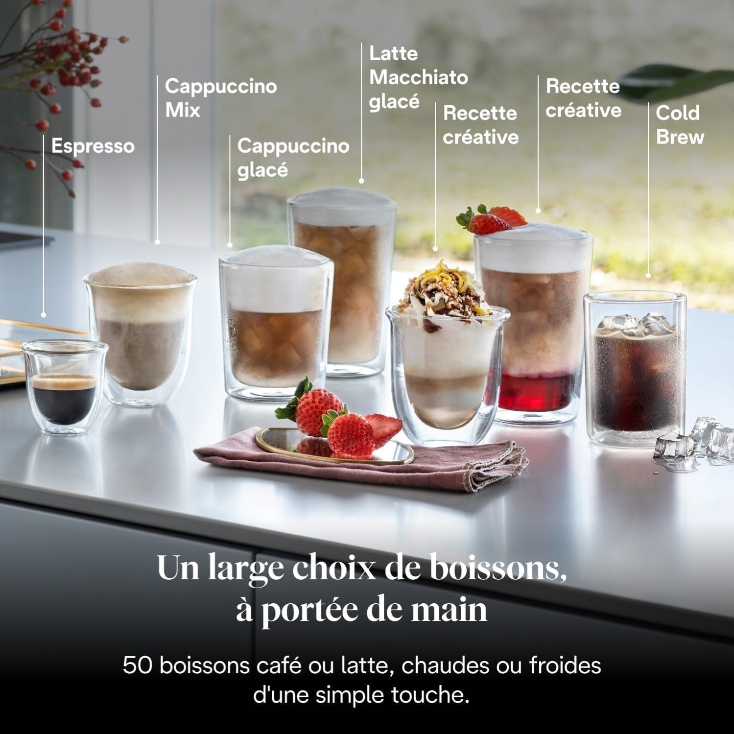 Thumbnail 4 de De'Longhi Eletta Explore Cold Brew ECAM452.67.G — Machine à Espresso avec LatteCrema Hot and Cool