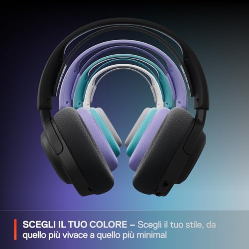 Thumbnail 8 de SteelSeries Arctis Nova 3P: cuffie wireless multi‑piatto per giochi con controllo via app
