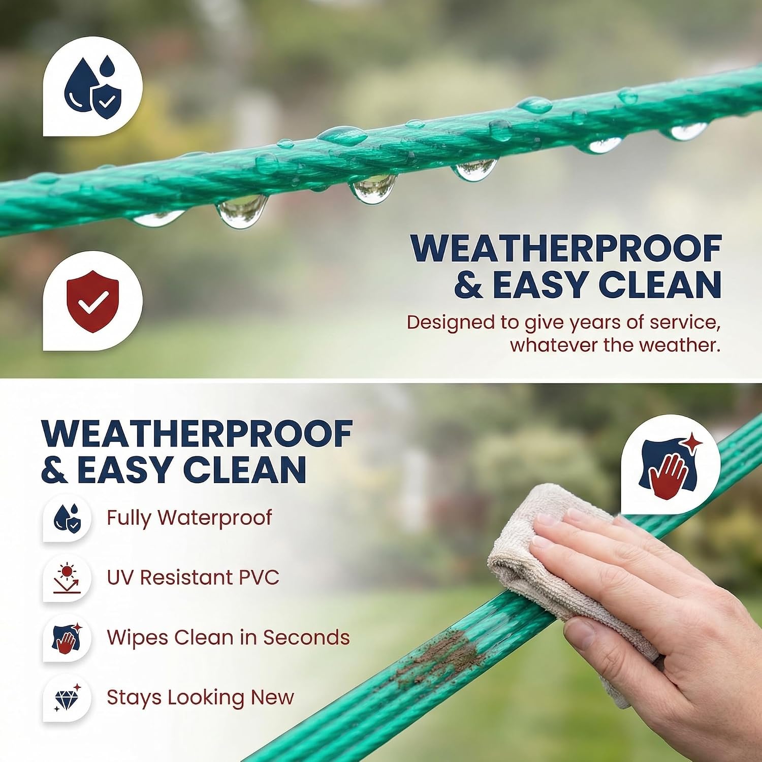 Thumbnail 4 de Everlasto Orient 20m PVC Clothes Line
