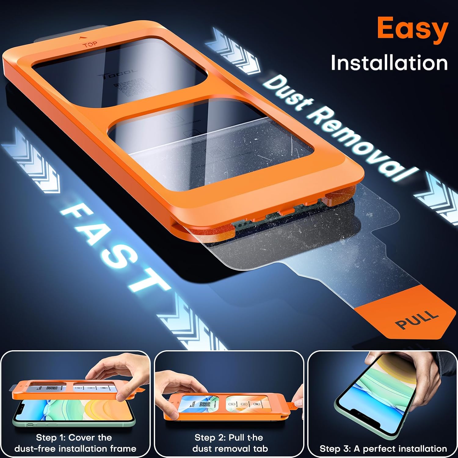 Detalle 2 de TOCOL iPhone 11 Screen Protector 6.1"