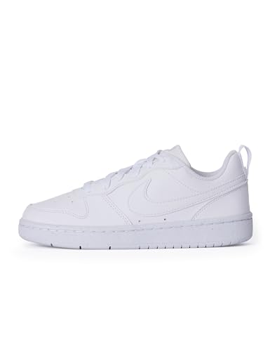 Detalle de Nike Mixte Enfant Court Borough Low Recraft (GS) Fashion-Sneakers - Blanc, 38 EU