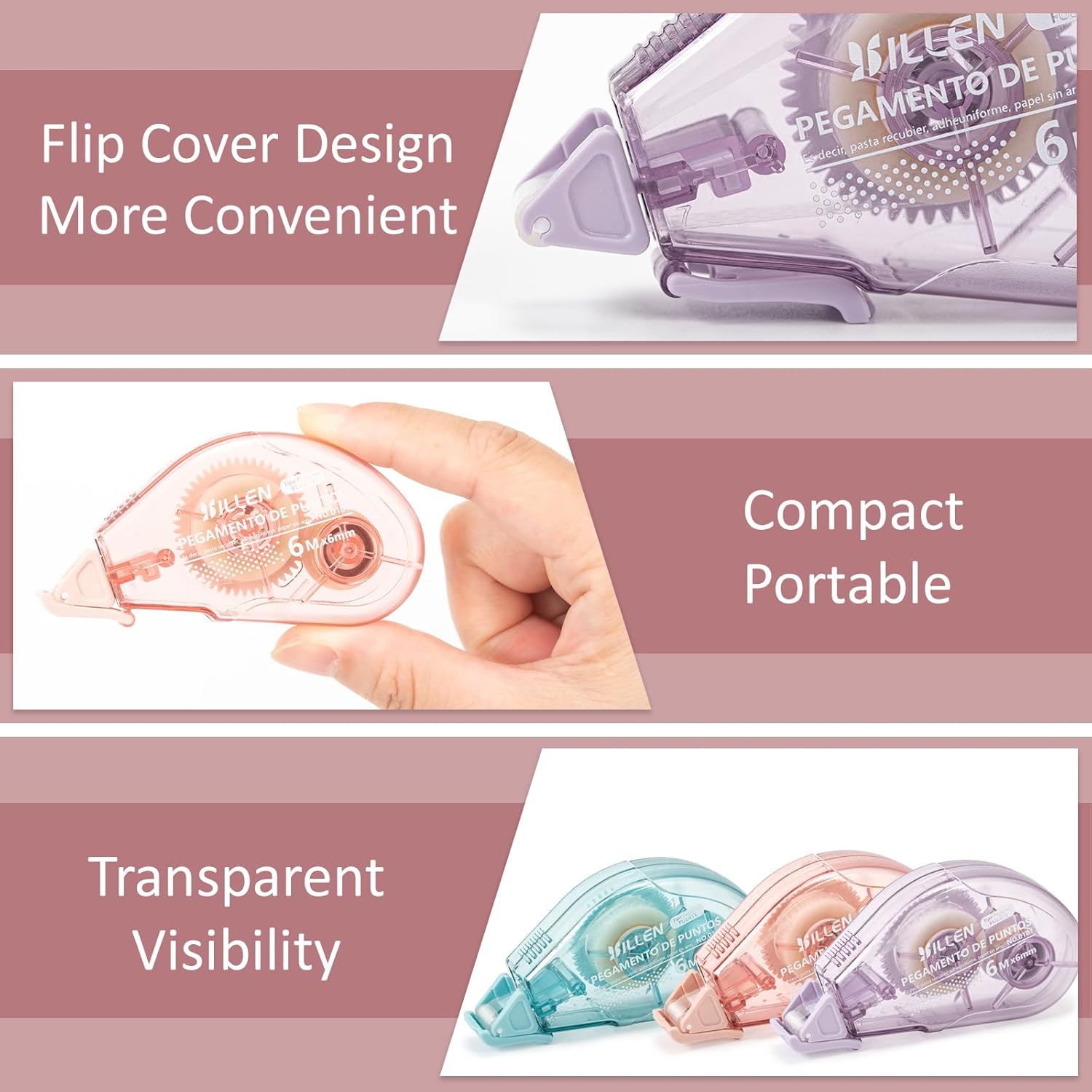 Thumbnail 2 de Glue Tape Roller 6 Pack for Scrapbooking