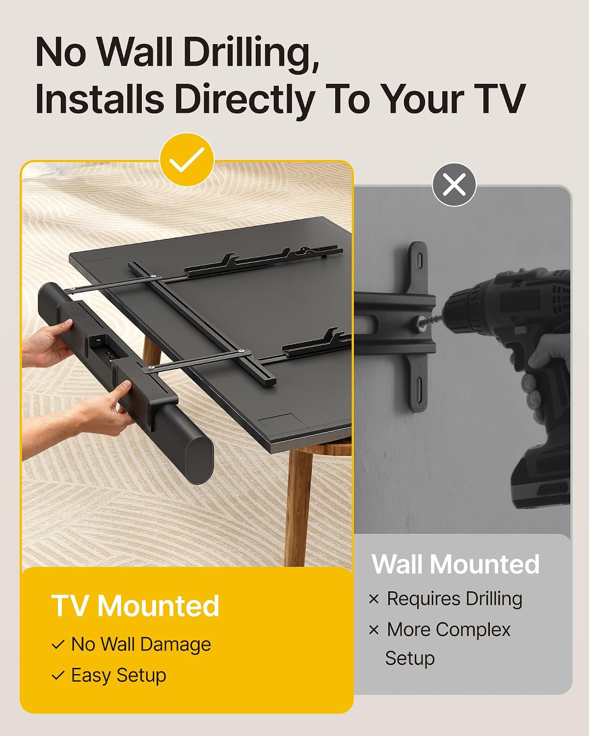 Thumbnail 3 de monTEK Soundbar Mount 22 lbs