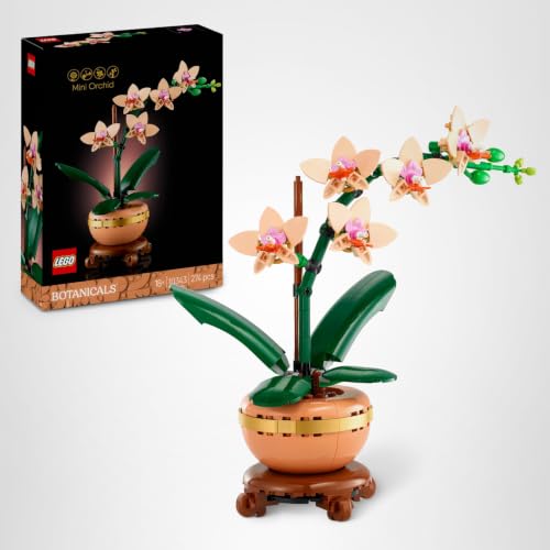 Thumbnail 12 de LEGO Botanicals L’Orchidée Miniature — Plante Artificielle en Pot Terracotta (10343)