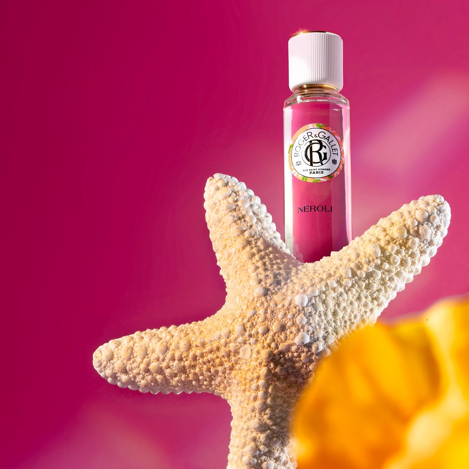 Detalle de Roger&Gallet Neroli Acqua Profumata di Benessere 100 ml: profumo luminoso e rilassante