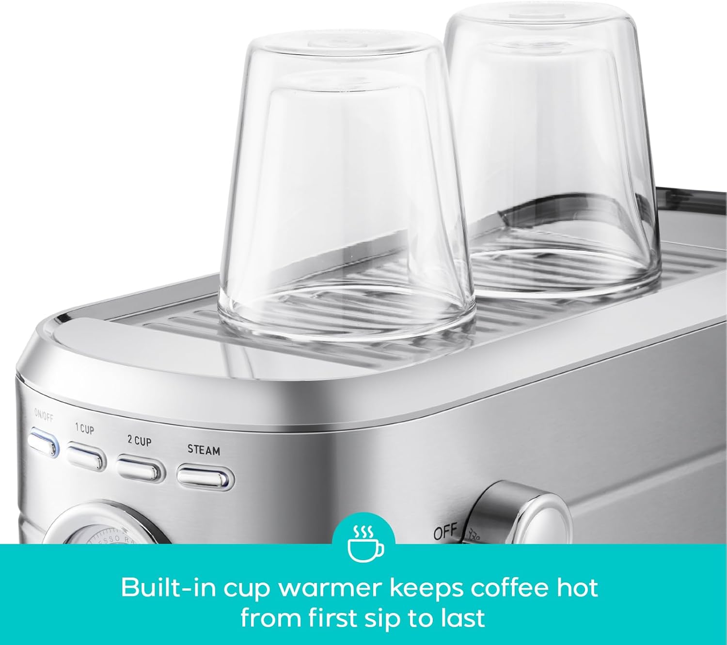 Thumbnail 3 de CASABREWS CM5418BC-UL Compact Espresso Machine, 20-Bar Pump and Steam Wand