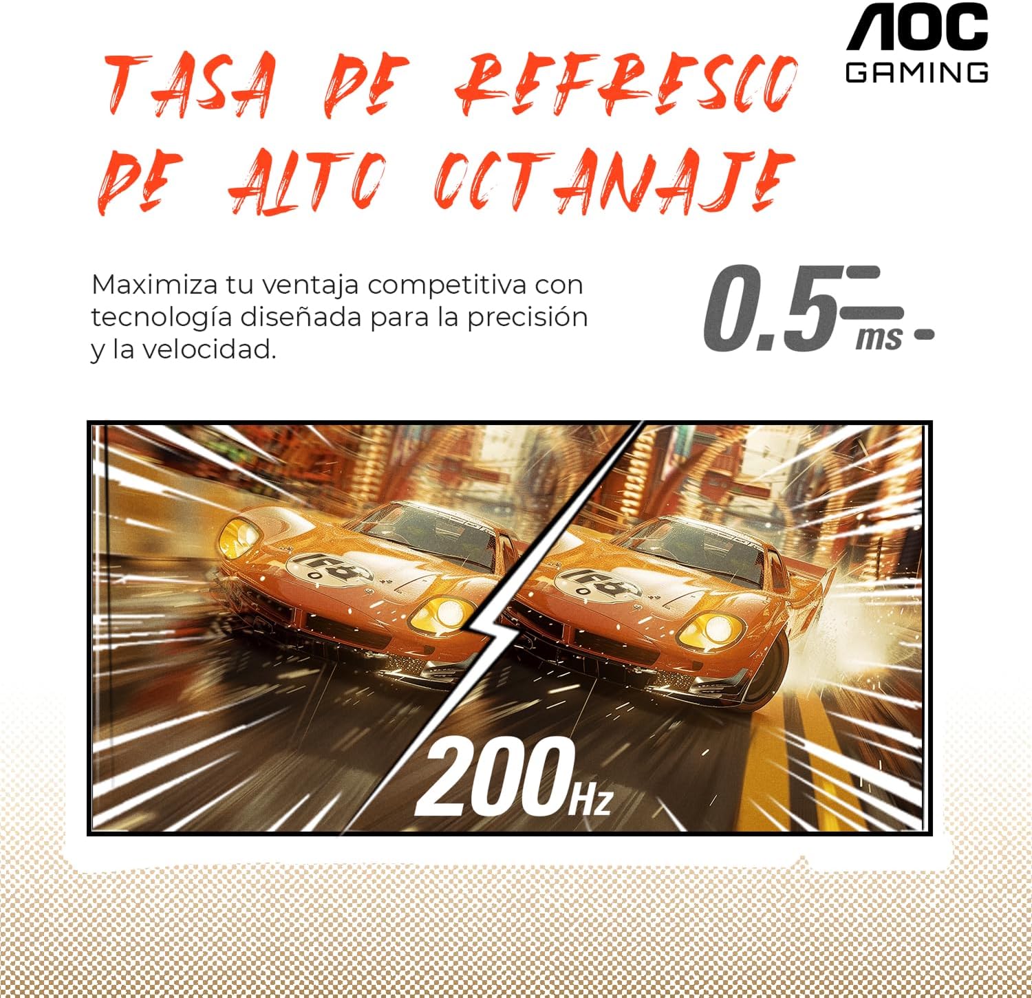 Detalle 1 de AOC C27G4H2 27-Inch Curved Gaming Monitor, 200Hz VA, Full HD