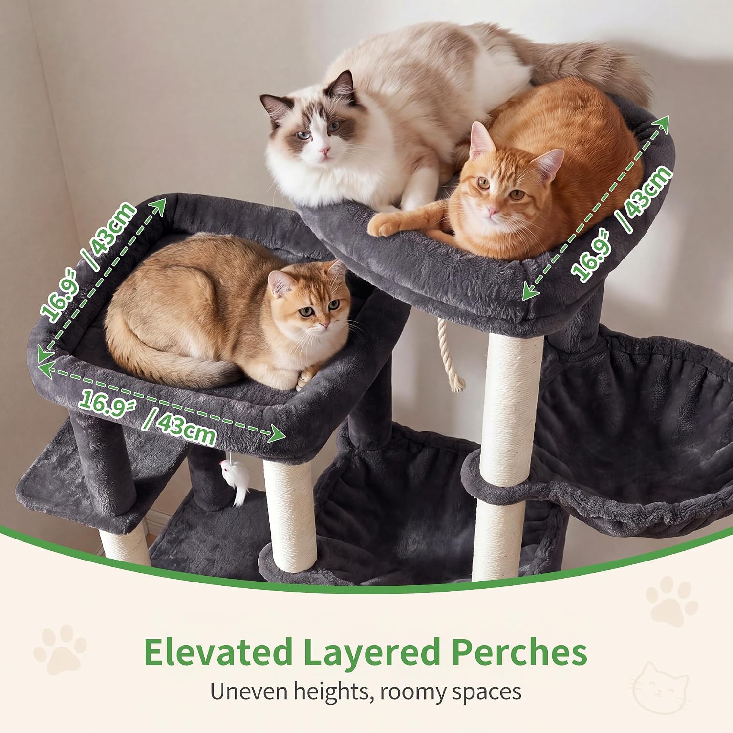 Thumbnail 2 de Heybly Cat Tree HCT065G
