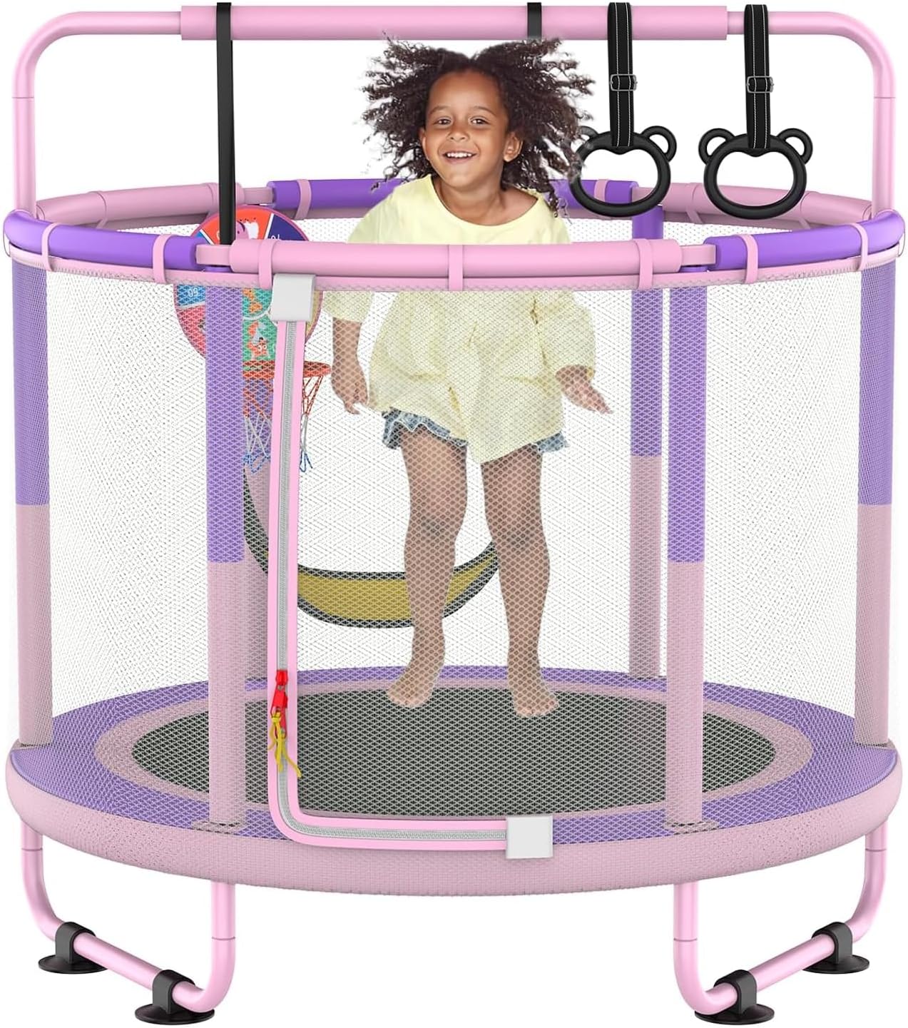 Detalle de LANGXUN 60" Trampoline for Kids 🤸