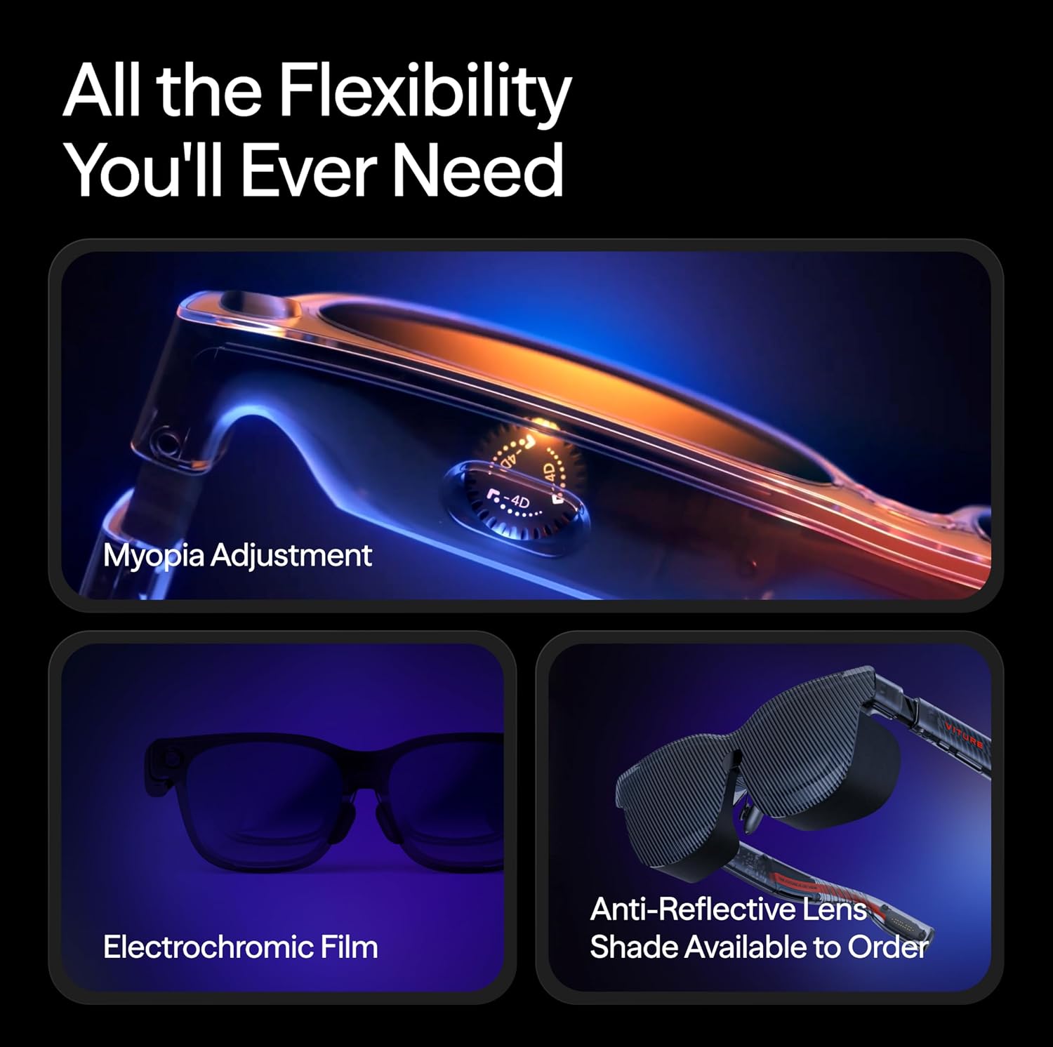 Thumbnail 3 de VITURE Luma Pro AR/XR Glasses — 152" Ultra Sharp 1200p Display