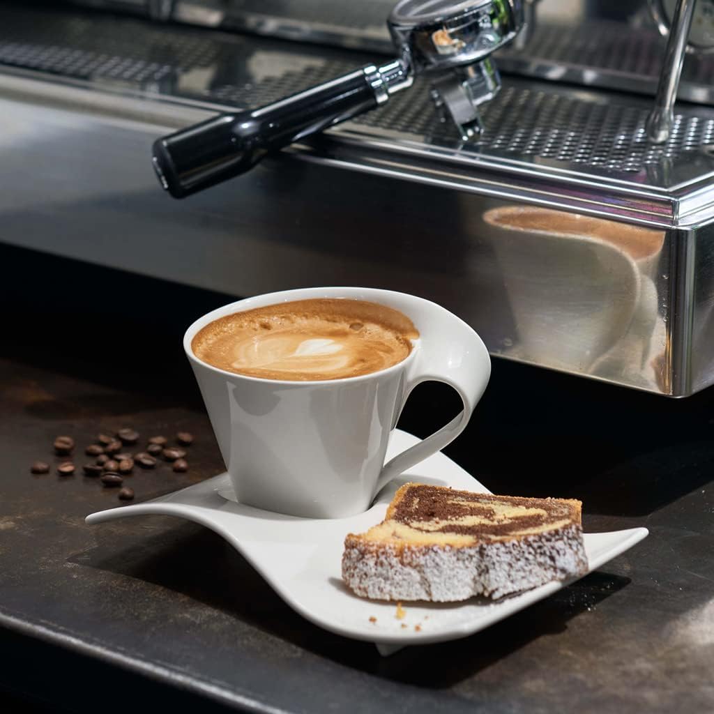 Detalle de Villeroy & Boch NewWave 1024841330 filiżanka do cappuccino 250 ml, porcelana premium