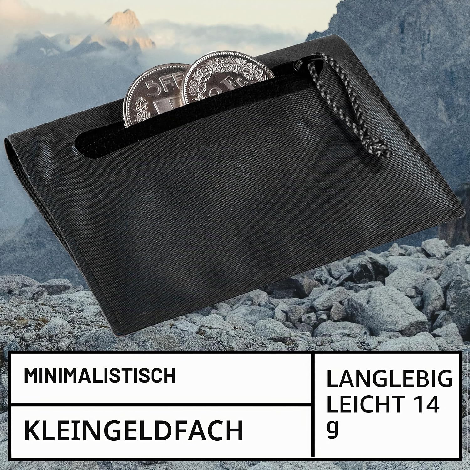Detalle de Mammut Smart Wallet Ultralight Portemonnaie – kompakt, wetterfest und zuverlässig