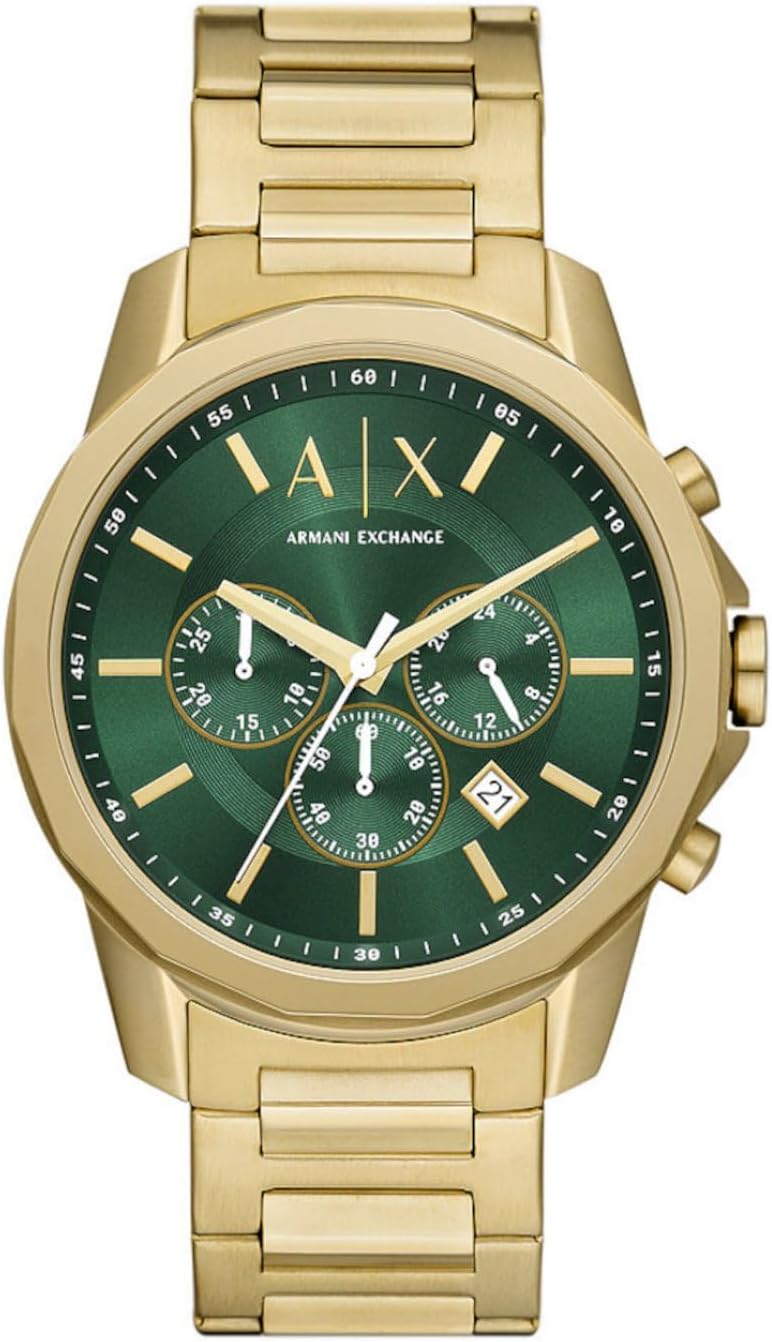 Thumbnail 3 de Armani Exchange Watch for Men – Montre élégante en acier doré avec chronographe