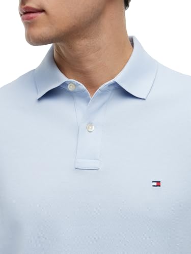 Detalle de Tommy Hilfiger Polo Manches Courtes Homme 1985 Regular Fit – Breezy Blue