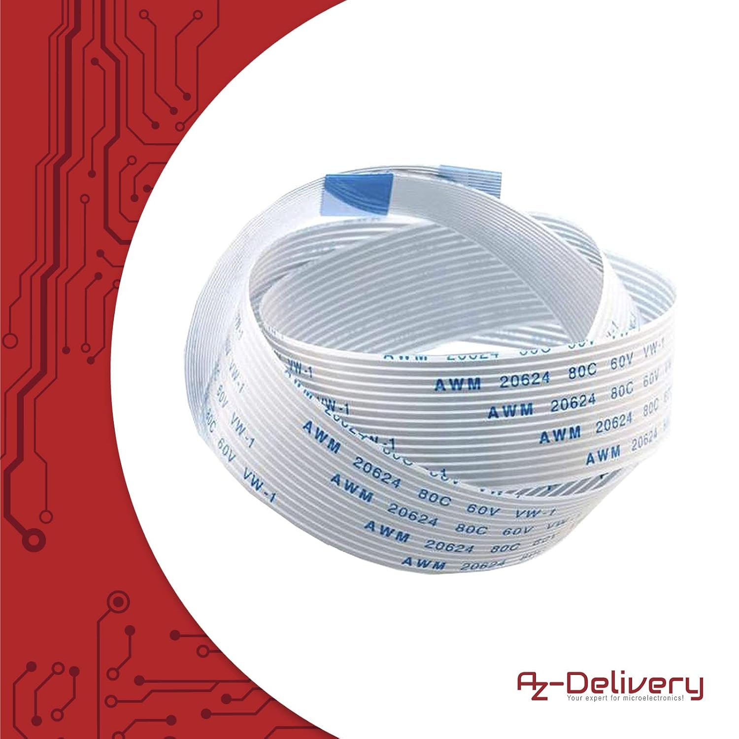 Detalle de AZDelivery 5 x cavo flessibile Flex Cable da 50 cm per fotocamera Raspberry Pi