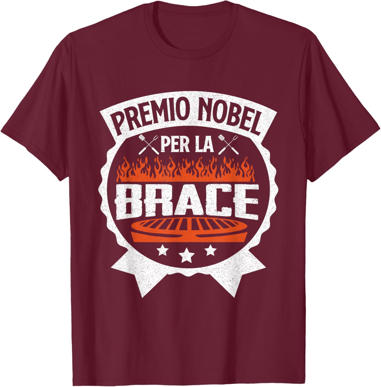 Detalle de BBQ Barbecue Dalla Griglia Regali Premio Nobel Per La Brace – Maglietta