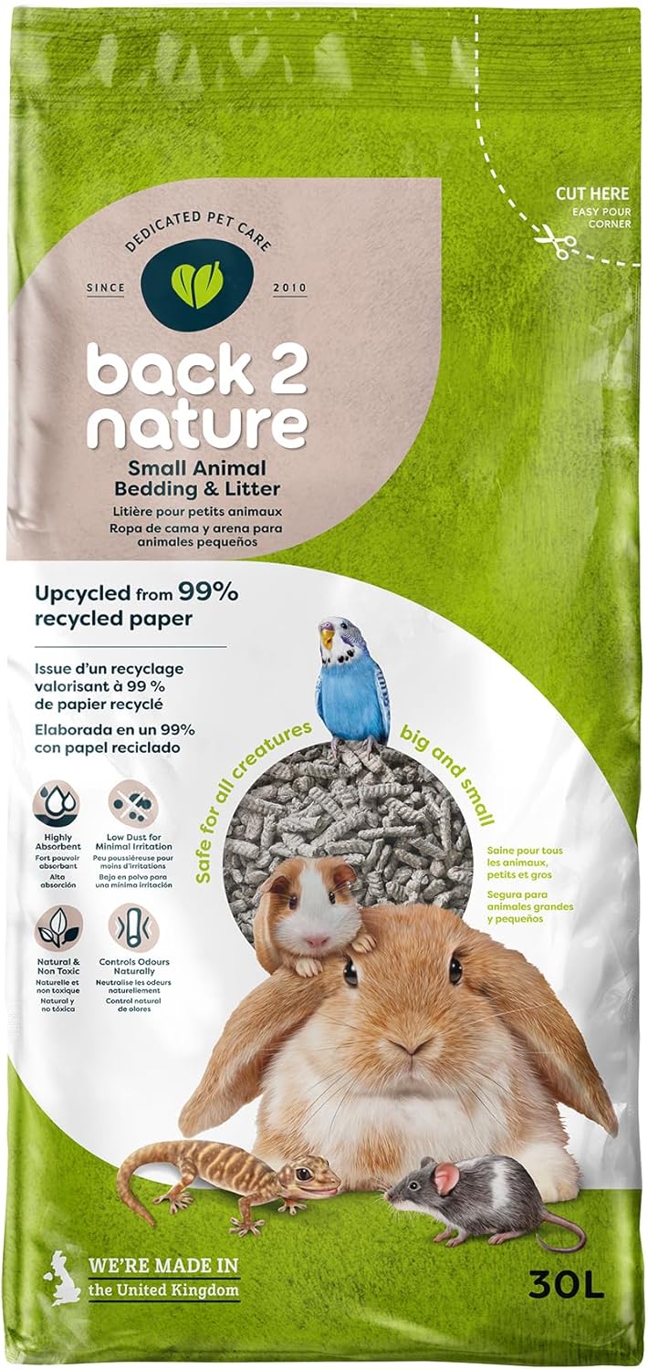 Thumbnail 1 de Back-2-Nature Small Animal Bedding & Litter 30L