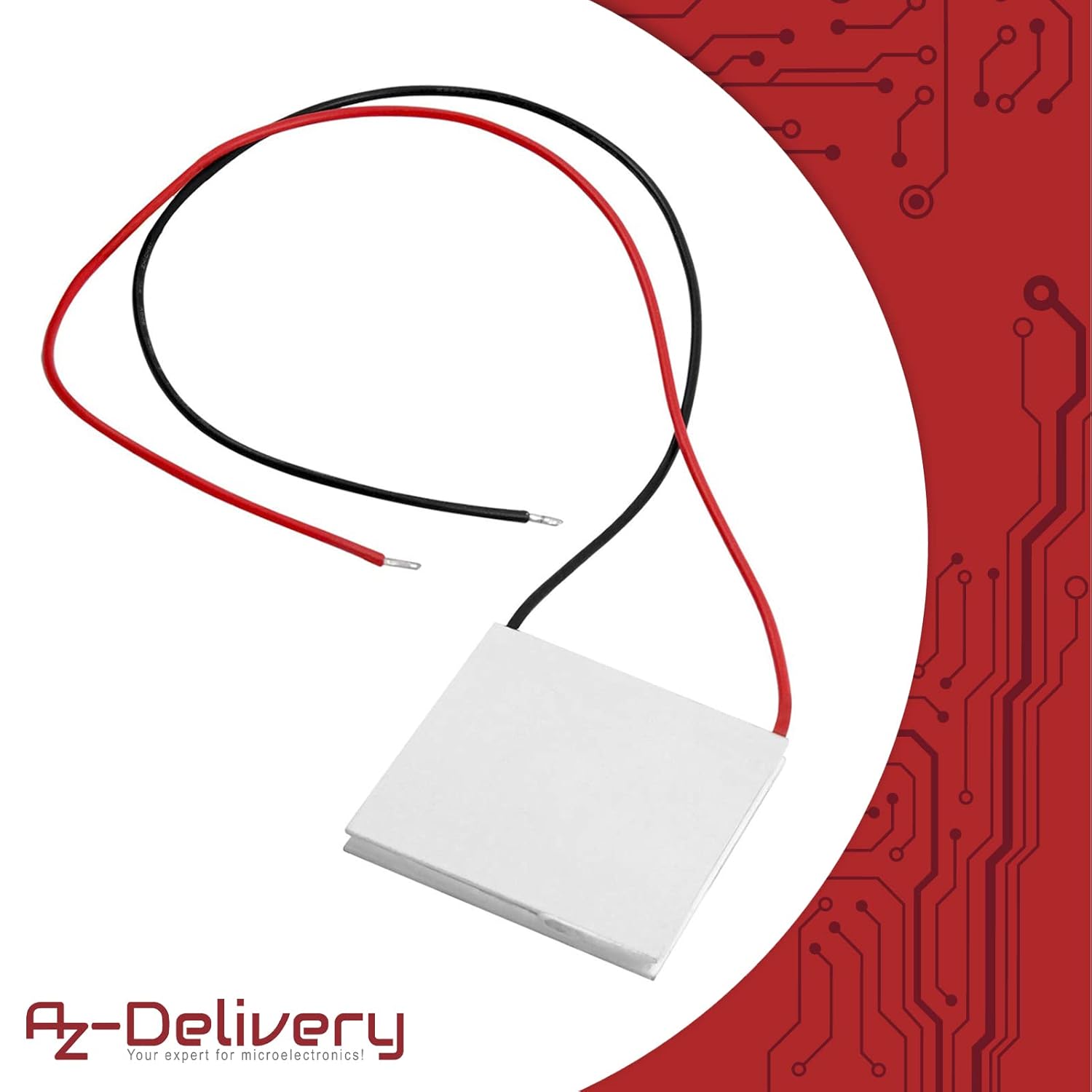 Thumbnail 1 de AZDelivery 3× Thermoelektrischer Peltier-Modul TEC1-12706 (12V) für Kühlung & Heizen inkl. E‑Book