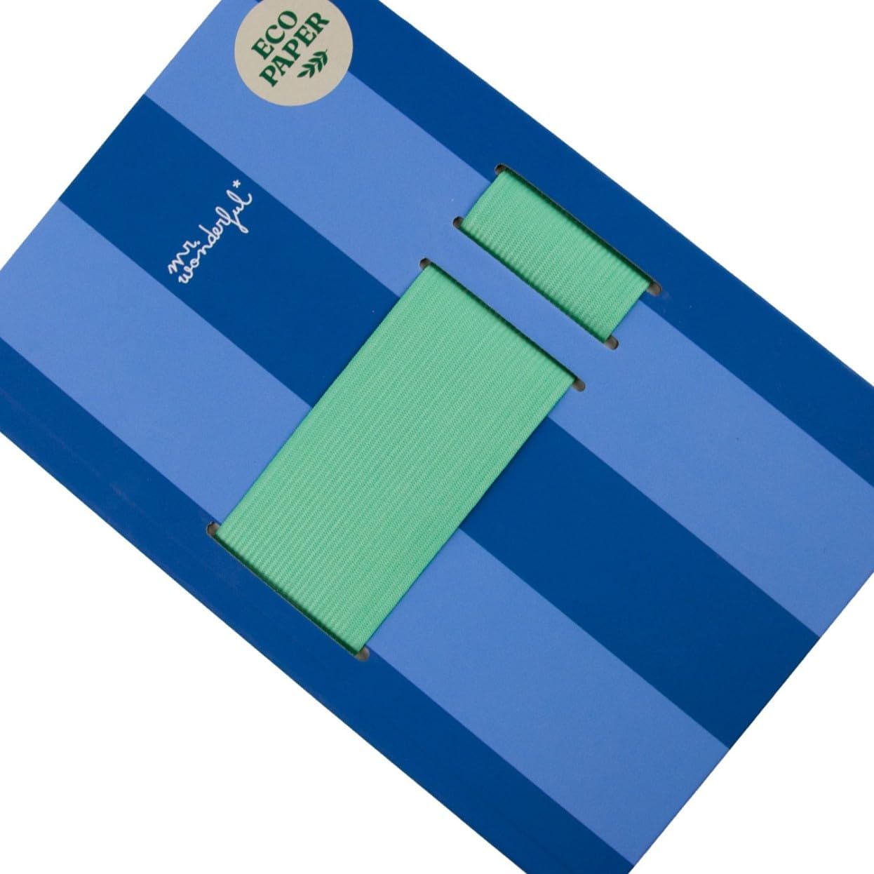 Thumbnail 2 de Mr Wonderful – Carnet A5 avec support bleu et pochette pour téléphone portable, 120 pages lignées