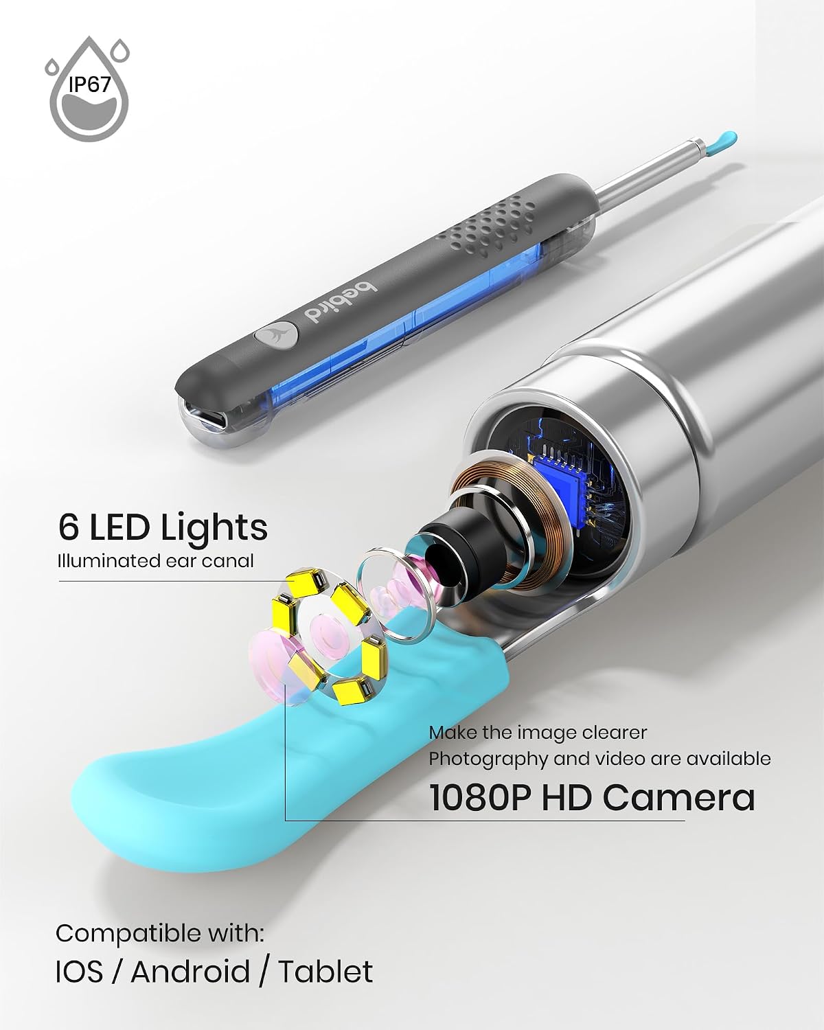 Detalle 2 de BEBIRD Ear Wax Removal Tool R1