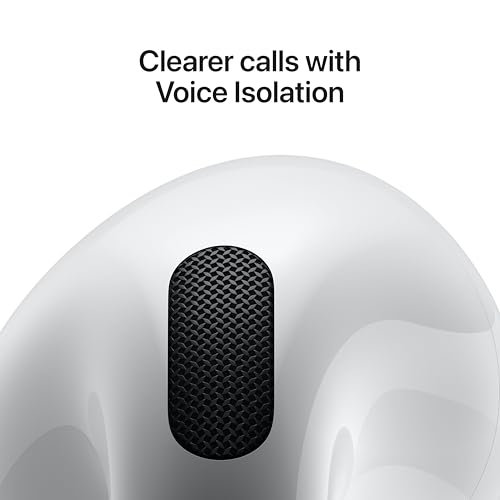 Thumbnail 4 de Apple AirPods 4 Wireless Earbuds with Spatial Audio and USB-C Case