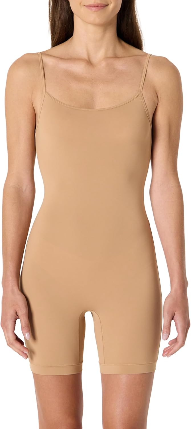 Amazon Essentials Women's Microfibre Short Romper Bodysuit