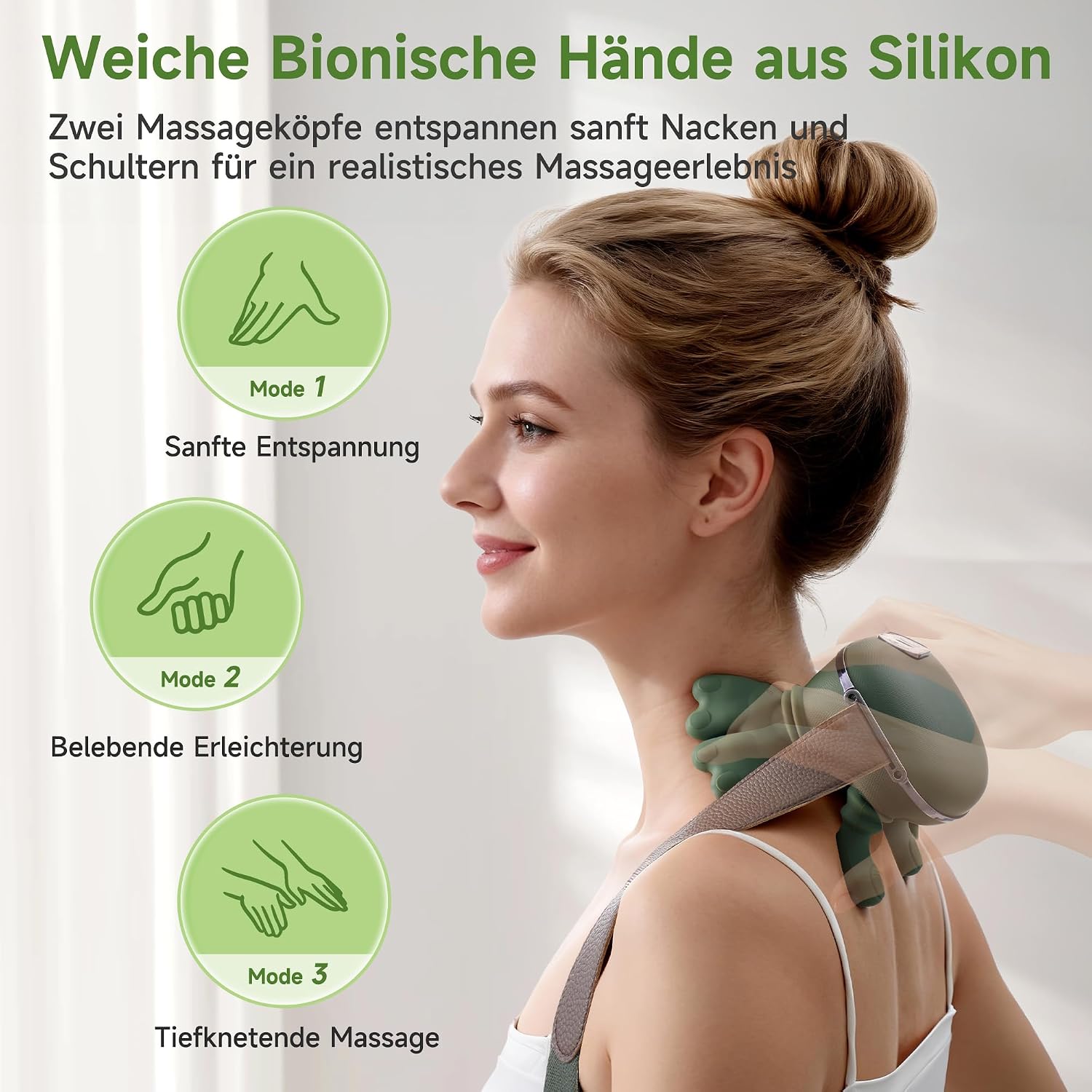 Detalle 2 de 4D Bionische Hand NackenmassagegerĂ€t 180 Min. đ