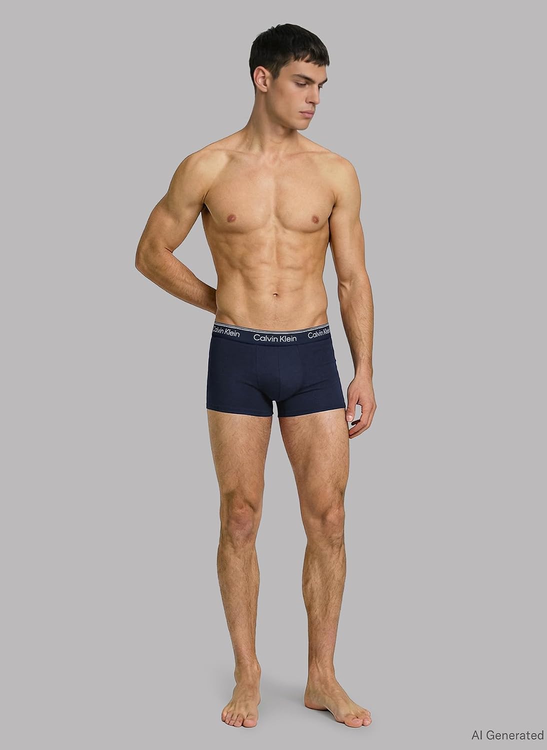Detalle de Calvin Klein Low Rise Trunk 3pk LV00NB4409, boxer a vita bassa da uomo (confezione da 3)